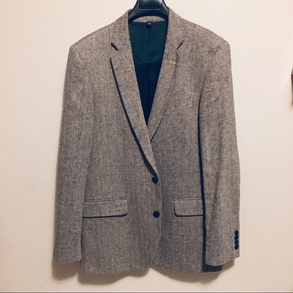 Tweed Herringbone Blazer | Poshmark